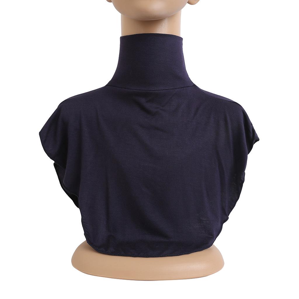 Mercerized Cotton High Neck Warmer - Women's Collar H010
