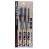 Takagi Chisel Set of 3 (9, 15, and 24mm) by Gisuke, Ideal for Woodworking, DIY Tools