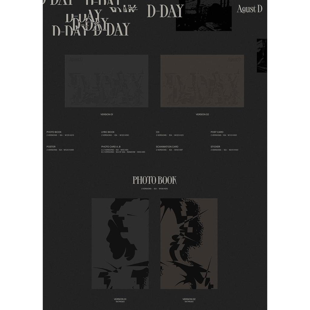 BTS Агуст Д (SUGA) «ДЕНЬ Д» (Фотокнига Вер.)