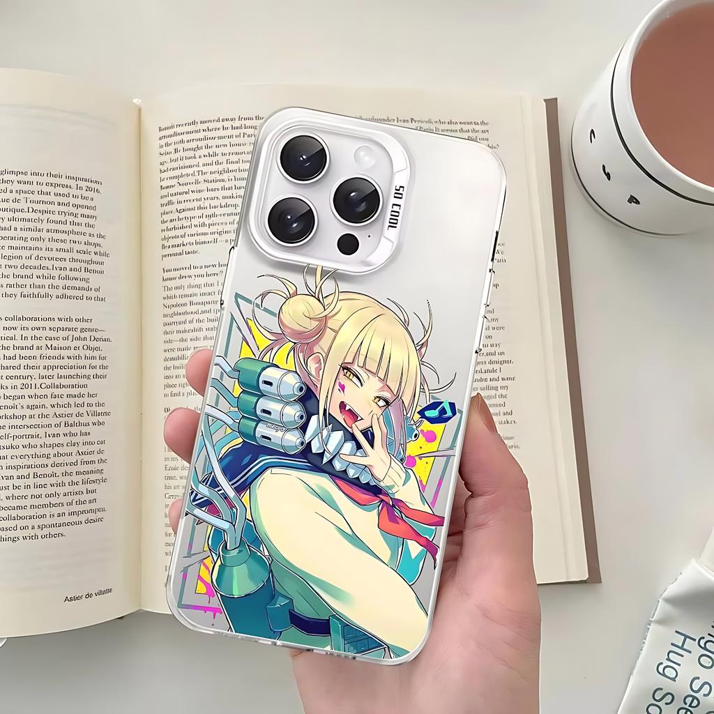 Аниме Химико Тога Мультяшный Чехол для Телефона Для iPhone 17 16e 16 15 14 13 12 11 mini Pro Max XR XSMAX 8 7 Air Plus Противоударная Задняя Крышка