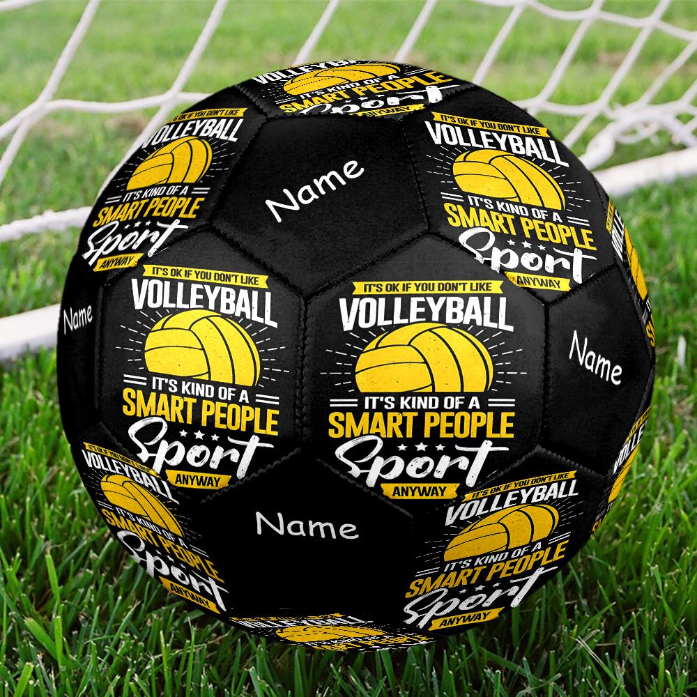 Custom Name volleyball Theme Size 5 Soccer Ball, Suitable for Both Indoor and Outdoor Matches, a Gift Suitable for Everyone.