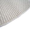 Tapis d' aspect jute blanc D160