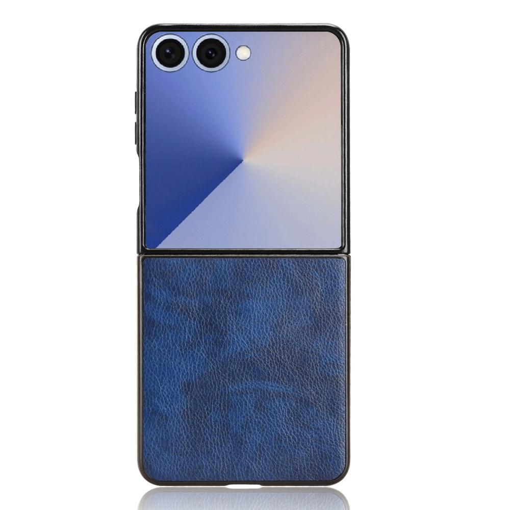 Чехол для Samsung Galaxy Z Flip 7 FE чехол для телефона с узором личи защитная крышка жесткий корпус полное покрытие Защита от отпечатков пальцев однотонный