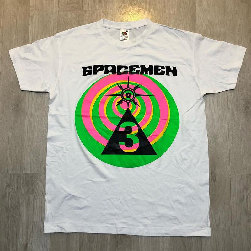 2025 Spacemen 3 Psychedelic Rock Band 80's European and American Rock Vintage Men's and Women's Short Sleeve T-shirt Trend