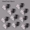 10 Set 3C0853585 3C0853586 Door Panel Trim Moulding Retainer Clips For Vw