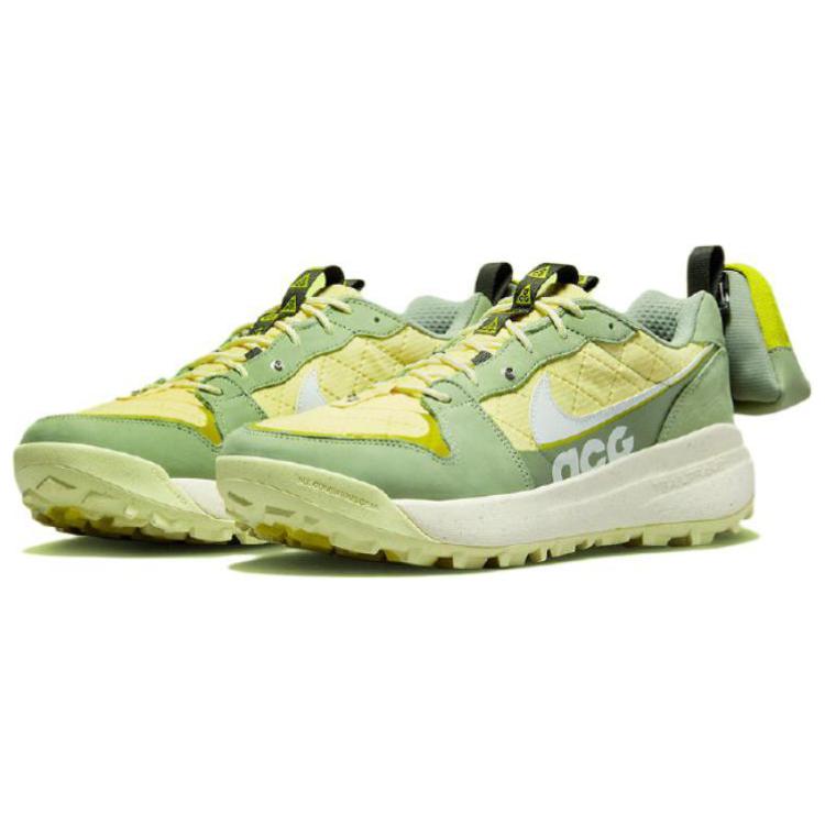 Future Movement x Nike ACG Lowcate Оливково-зеленые Унисекс Кроссовки Ярко-кактусовый Лимонный шифон Секвойя FB9761-300
