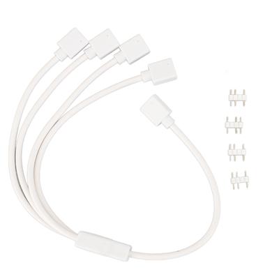 ARGB-разветвитель 1 на 4 гнездо на гнездо 5 В 3-контактный RGB-разветвитель удлинительный кабель для компьютера