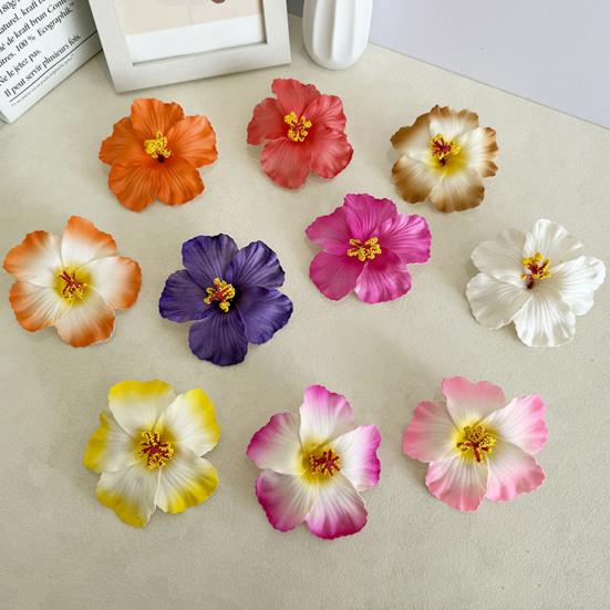 Hairpin Soft Strong Texture Lightweight Decorative Flower Hair Clip Realistic Flower Design Holiday Leisure Hair Pin