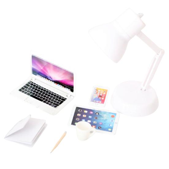 1 комплект, забавный реалистичный многоцелевой компактный кукольный домик, миниатюрный компьютерный телефон, модель игрушки для детей