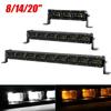 6D Single Row 30W Strip Light Off-road Roof Modification Light Strip