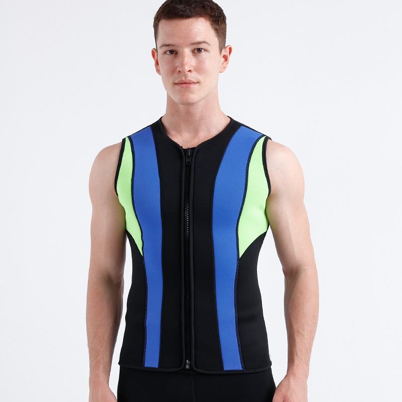 3mm Neoprene Sleeveless Wetsuit Vest Diving Snorkeling Surfing Water Sports Men Adult Thermal Protection