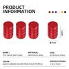 ATU4  4PCS Metal Alloy Car Wheel Tire Valve Stem Caps For Citroen C4 C3 C5 C1 C2 Berlingo C-Elysee C4-Picasso C4-Aircross