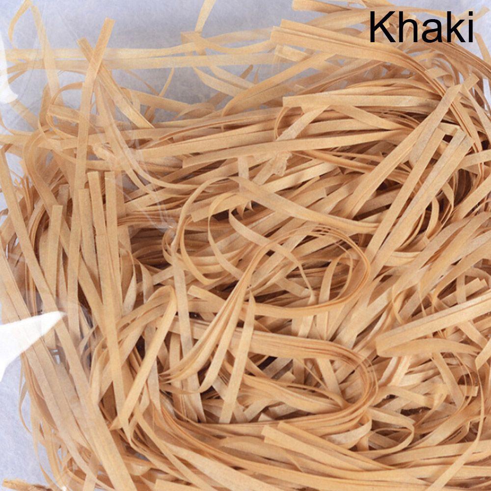 Аксессуары для упаковки Украшения для вечеринок Измельченная бумага из рафии Наполнитель для подарочных коробок Упаковочные материалы