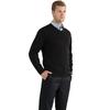 Russell Collection Mens V-Neck Knitted Pullover Sweatshirt