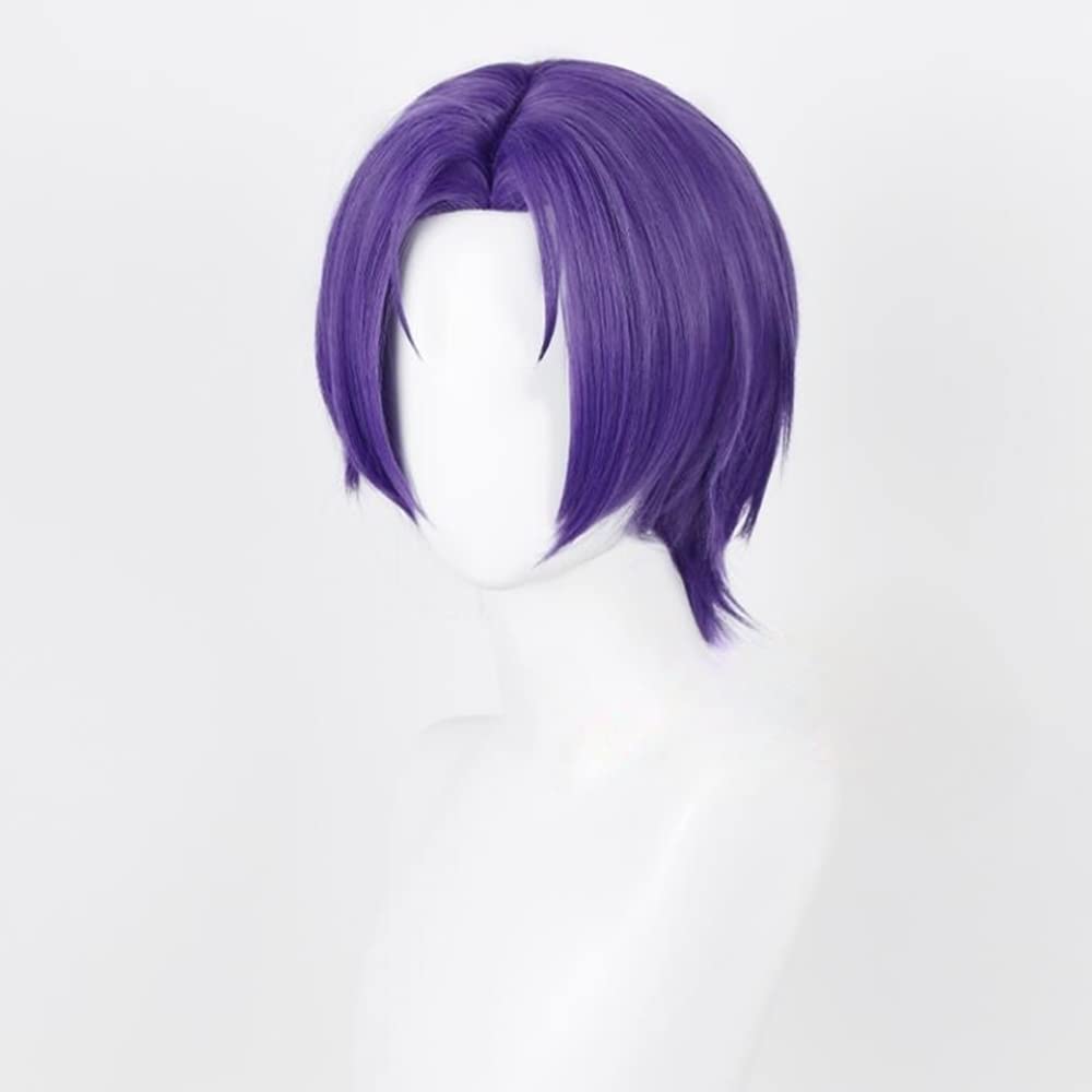 Reo Mikage Short Hair Cosplay Anime Heat Costume Perfect for School and Includes Wig Net Wig, Style, Resistant, Accessory, Parties, Events, Festivals,