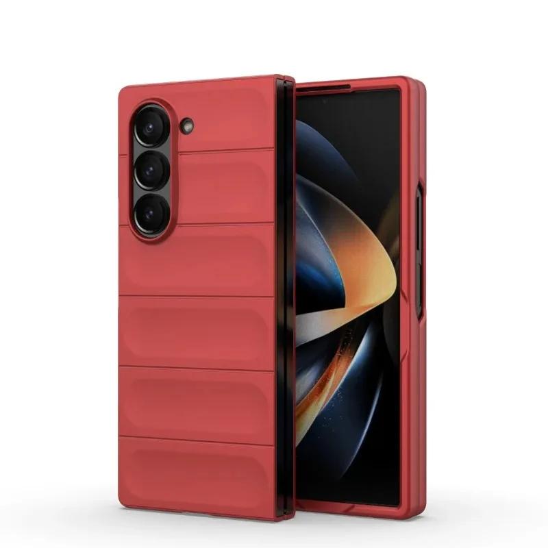 Чехол для Samsung Galaxy Z Fold 7 6 4 Galaxy Z Flip 7 6 4 Силиконовый Защитный Чехол Coque Capa Fundas