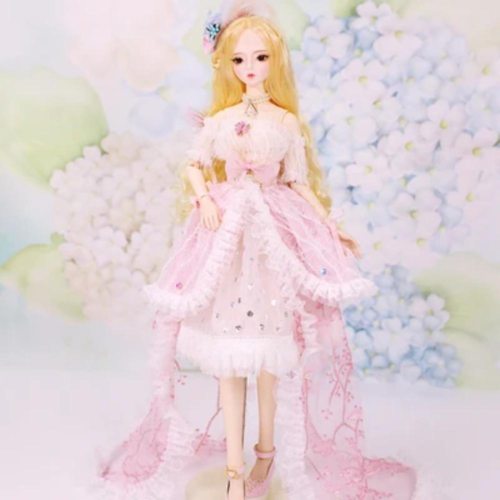 Специальная цена Кукла DBS 1/3 BJD Механическое шарнирное тело С макияжем Включая волосы глаза одежду Рост 62 см Мечта девочки фея