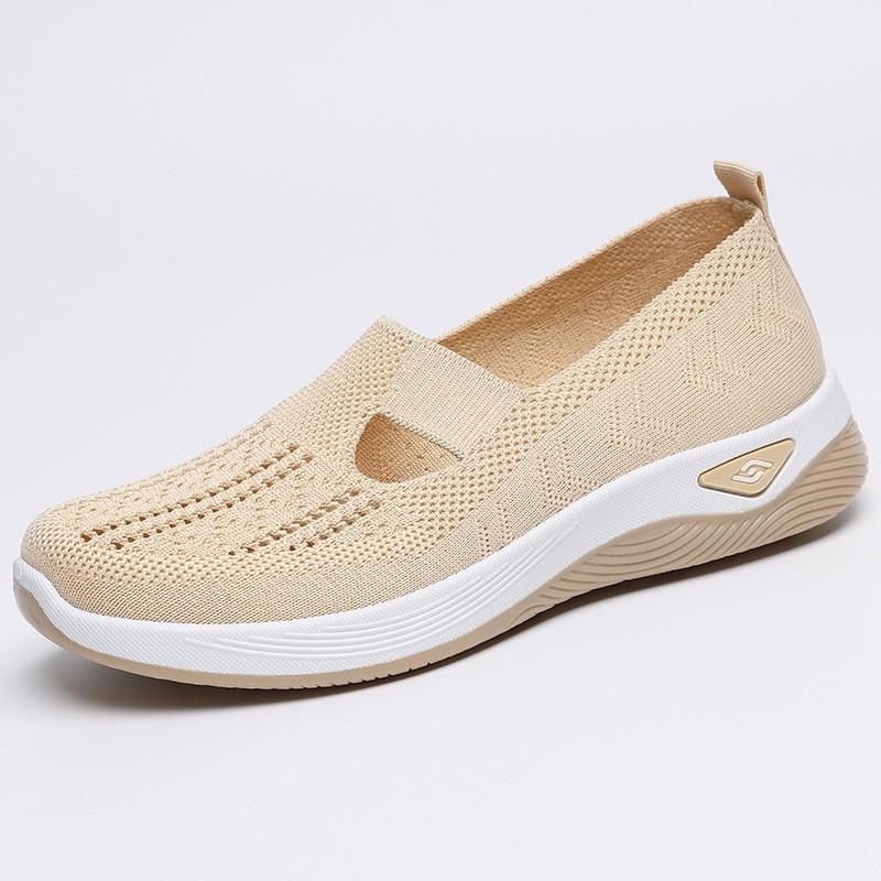 Women's Shoes Autumn Breathable and Comfortable Single Shoes Mother's Shoes Soft Soled Casual Mesh Shoes Children's Shoes