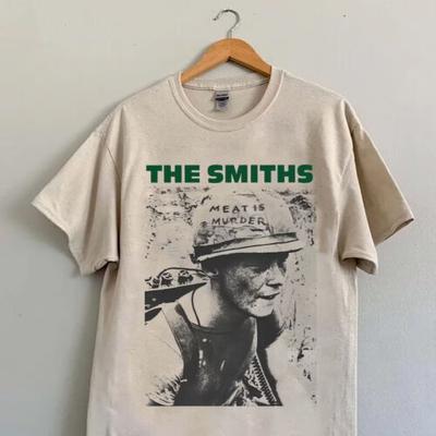Винтажная футболка #Smiths, Футболка 'Мясо — это убийство', Унисекс