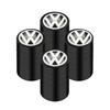 For VW 4Pcs Car Tire Valve caps Car Sticker for VW Volkswagen Passat Golf Polo Touran Accessories YHBE-V487 EM1