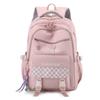 New High School Student Backpack Large Capacity Lightweight Reduce Burden Nylon Wear-resistant Material Unisex Shoulder Bag