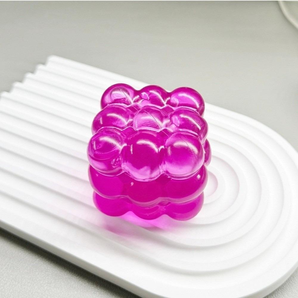 Jelly Glossy Cube Squishy Toys Slow Rebound Cube Squeeze Toy Cube Fidget Toy Adult Kids