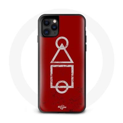 Чехол - Игра в кальмара - Iphone 11 Pro - Мягкий - Красный - Унисекс
