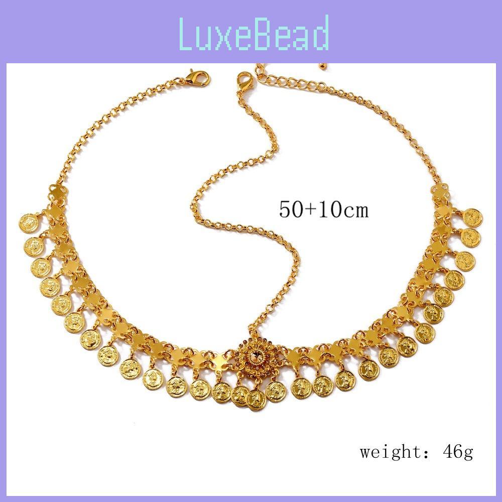 Alloy Boho Headwear With Water Drop Shape And Coin Tassels For Wear Festival