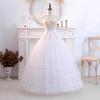 Extra Large Adjustable 6-Hoop Floor-Length Wedding Petticoat for Bride - Super Puffy and Seamless Boned Shaping
