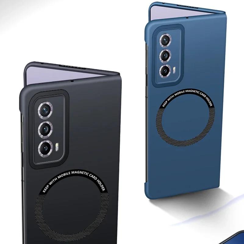 Магнитный чехол Magsafe для Honor Magic V2 Vs2 V2 V, тонкий безрамочный жесткий чехол из ПК, чехлы с беспроводной зарядкой Magic VS 2 V