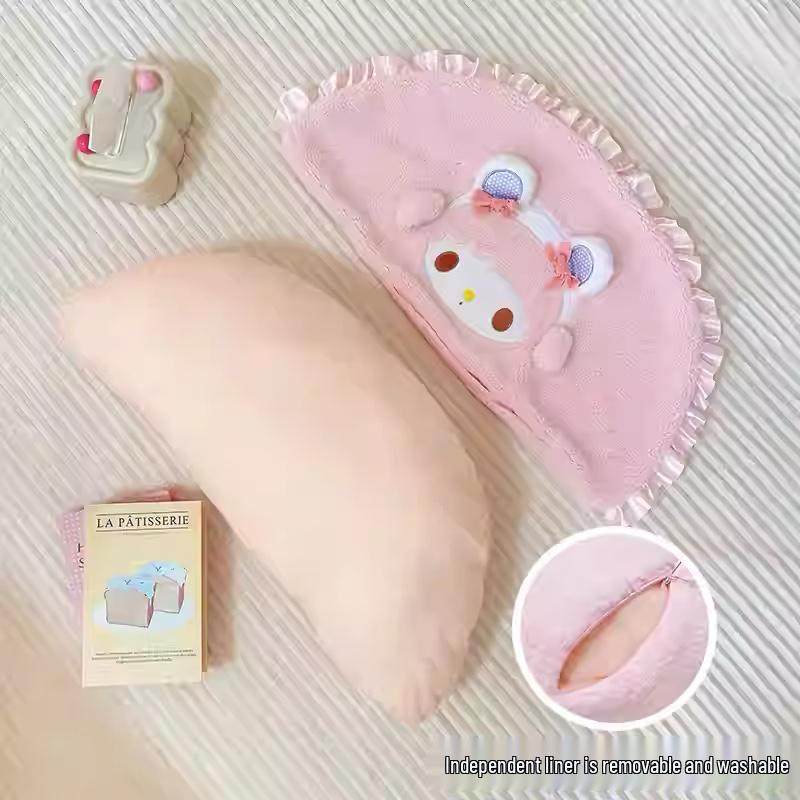Розовое Сердце Мелоди Овечка и Кот Мари Диванный Плед/Подушка для Поясницы