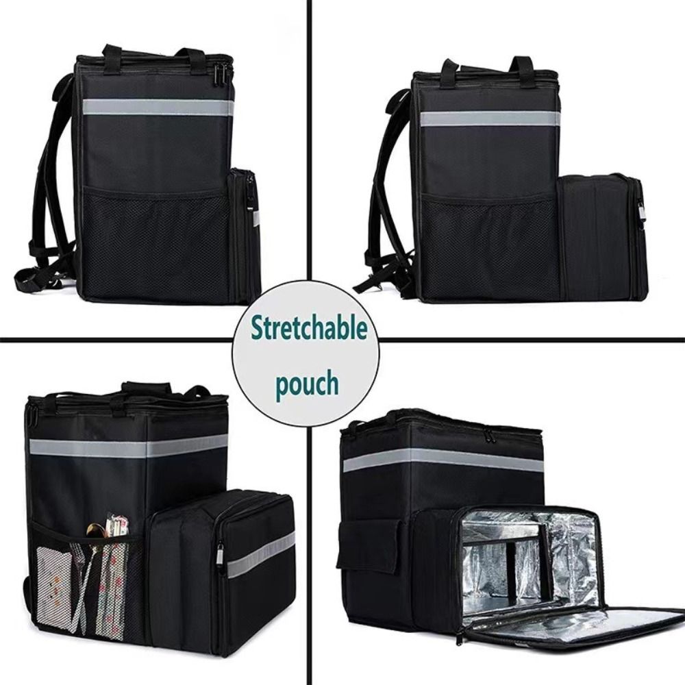 Waterproof Expandable Cooler Bag Large Capacity Thermal Food Storage Bag Outdoor