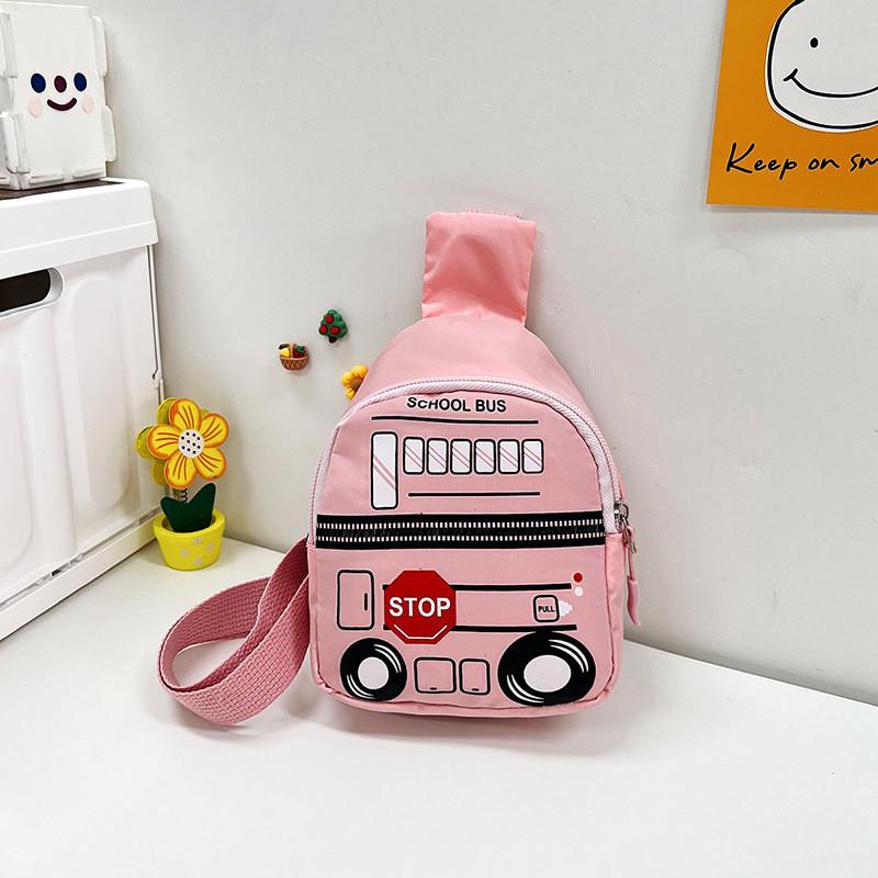 Cute Car Pattern Childrens Bag Soft And Stylish Fun Cartoon Crossbody