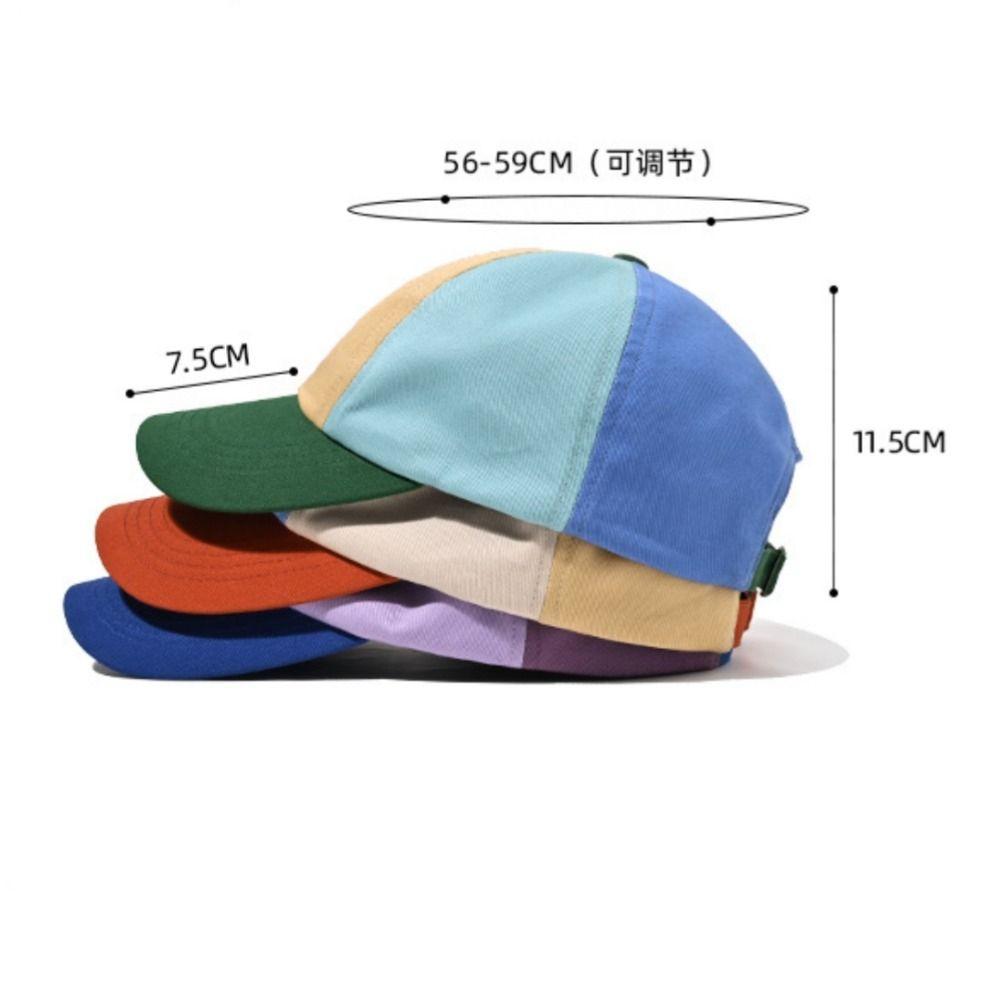 Breathable Baseball Cap Colorful Embroidered Letters Sunscreen Cap Camping Hat  Spring Summer
