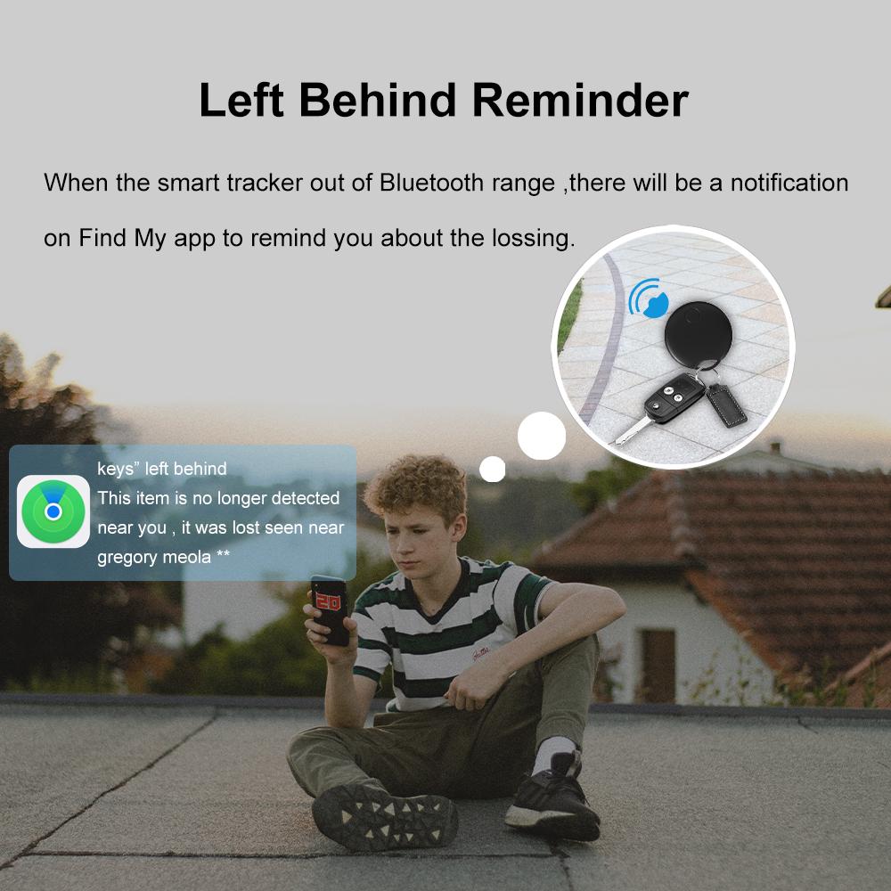 Bluetooth GPS Tracker for Apple Air Tag Via Find My App Smart Tracking To Locate Small Things Older Bag Kids Pet Keys Finder