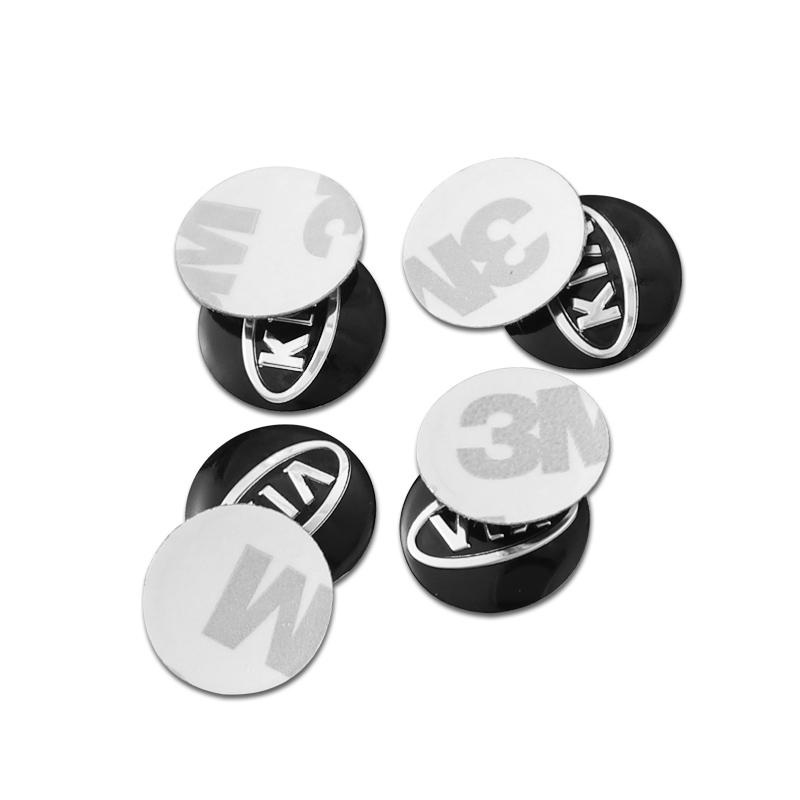 5/10Pcs Aluminium Metal Car Styling Remote Key Stickers For Kia GT-Line Sportage Ceed Rio Picanto Sorento Soul Cerato Venga