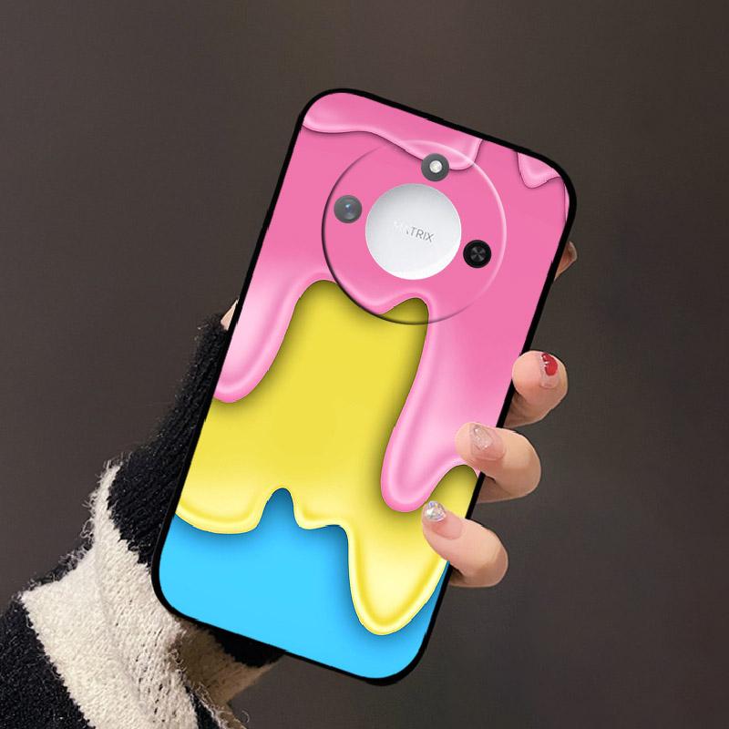 Luxury Cartoon Case For Honor X60 Soft TPU Silicone Phone Back Cover For Huawei Honor X60 BRC-AN00 Shockproof Bumper Phone Bags