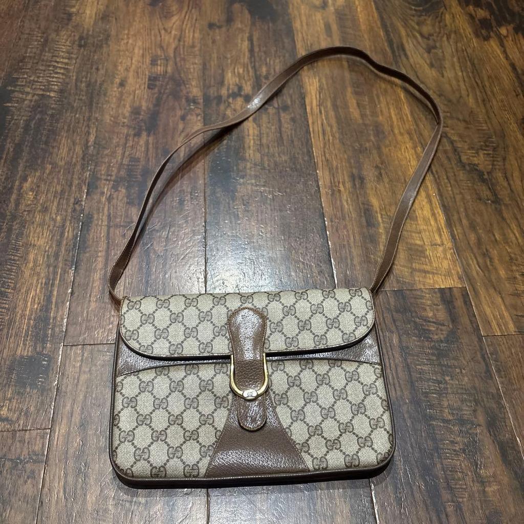 Used Old Gucci 2-way shoulder bag clutch bag