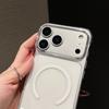 Оригинальный прозрачный магнитный чехол без рамки для iPhone 17 Air 16 15 14 Plus 13 12 11 Pro Max 17 Pro Для зарядки Magsafe