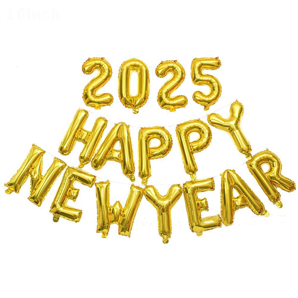 Holiday Ornaments Colorful Foil Balloons Inflatable 16 inch Balloon Set Fashion Alphabet Balloons