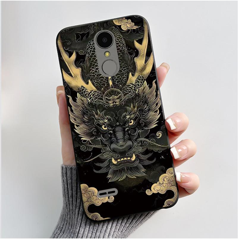 Чехол для LG K4 2017 X230/LG K8 2017 X300 Тонкий Чехол Эстетичный Роскошный Милый Крутой Мальчики Девочки Черный Матовый Мягкий Силикон Задняя Крышка