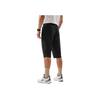 Li Ning Fitness Series однотонные дышащие удобные повседневные шорты мужские шорты черные AKYU011-1