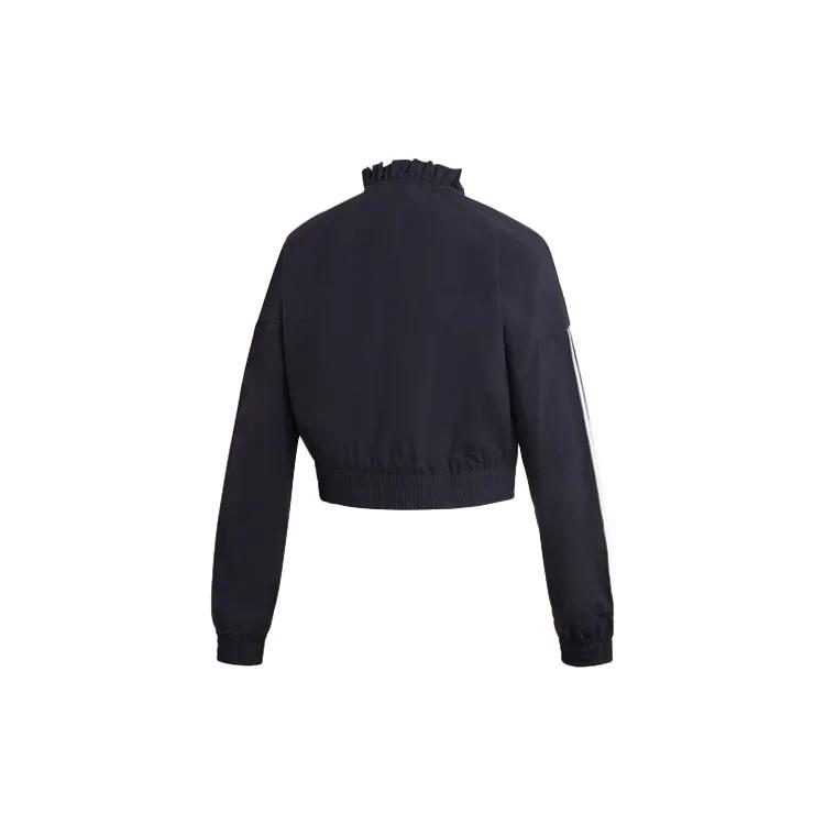 Adidas Originals Jackets Women's Black Stand Collar Moderate Other (Unisex) Jackets FU3859