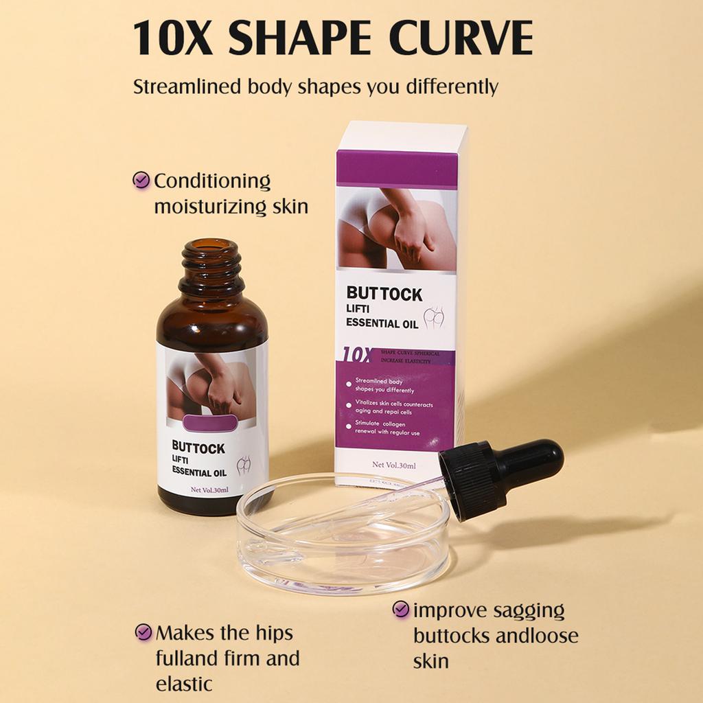 B Масло для плотной задницы: Подтяжка и укрепление попы Маска для подтяжки и укрепления попы от целлюлита. Укрепляющее и подтягивающее масло для тела, придает гладкость и упругость 30 мл