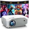 YOWHICK Small for Home Use 1080P Native Resolution Projection 28000LM High Brightness Equipped with Bluetooth WiFi HiFi Speaker 300 Inch Large Screen