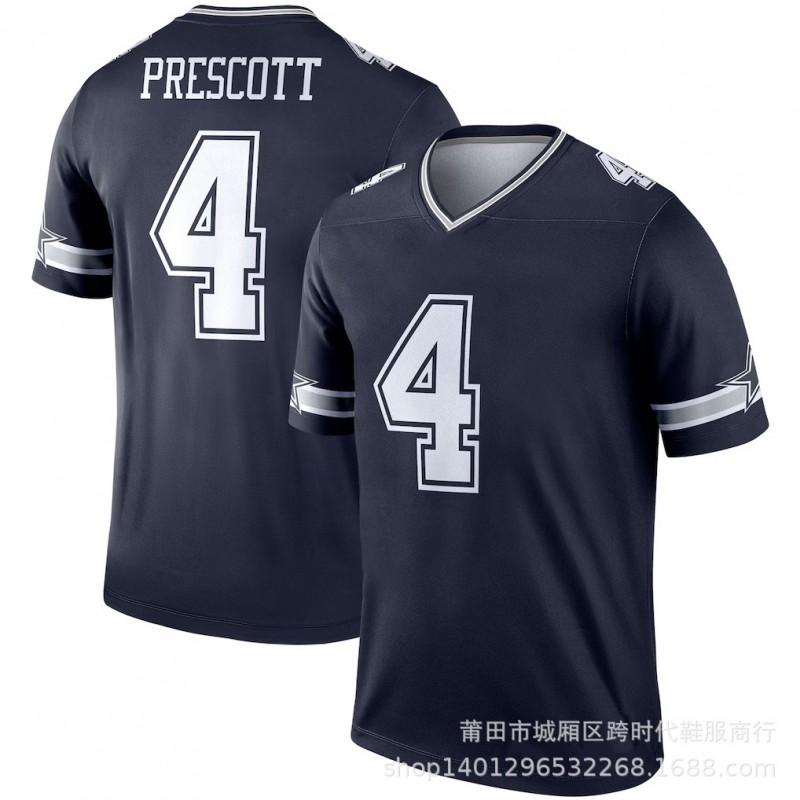 Dallas Cowboys Football Jersey 11 Parsons 4 Prescott 88 Lamb Team Sports Fan Apparel