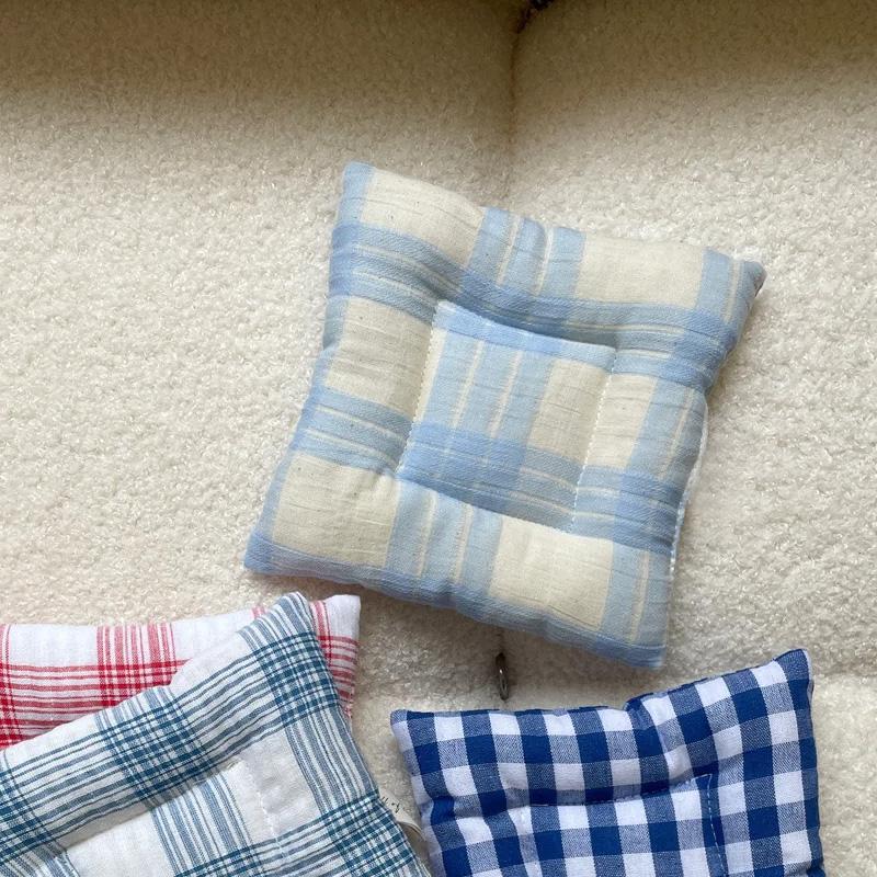 1 шт. подставка под приборы самодельные подставки под стол декор в клетку квадратная чашка кухонные принадлежности 15x15 см изоляционный коврик