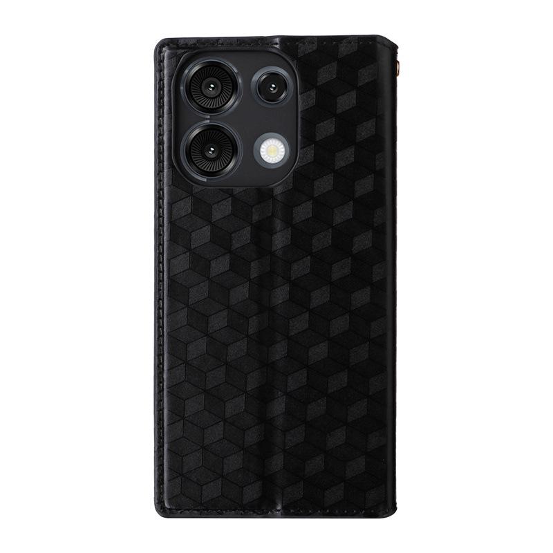 Совместимо с Umidigi G9 5G: Кожаный чехол для телефона Youmi G9 со слотом для карт, стерео-текстурой и магнитной крышкой-книжкой