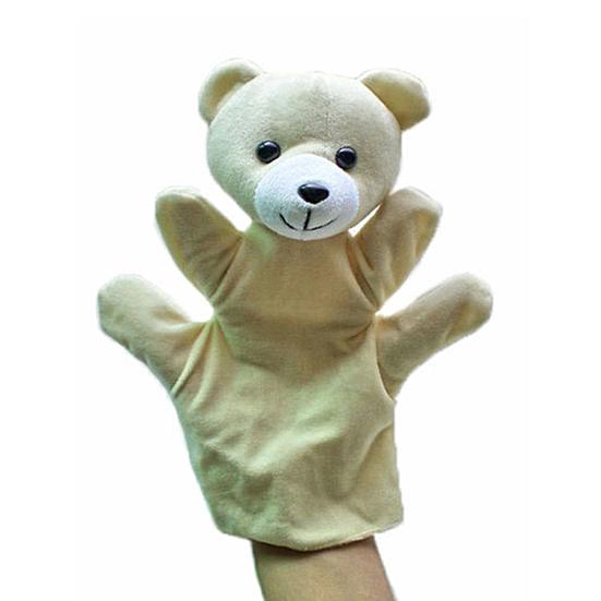 Animal Hand Puppet Super Soft Tear-Resistant Flannel Hand Puppet Storytelling Preschool Role Play Toy for Home