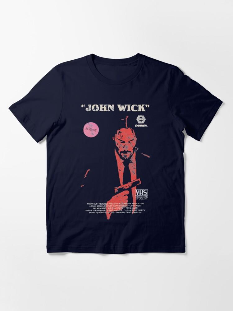 John Wick John Wick VHS T-shirt essentiel E Essential T-Shirt